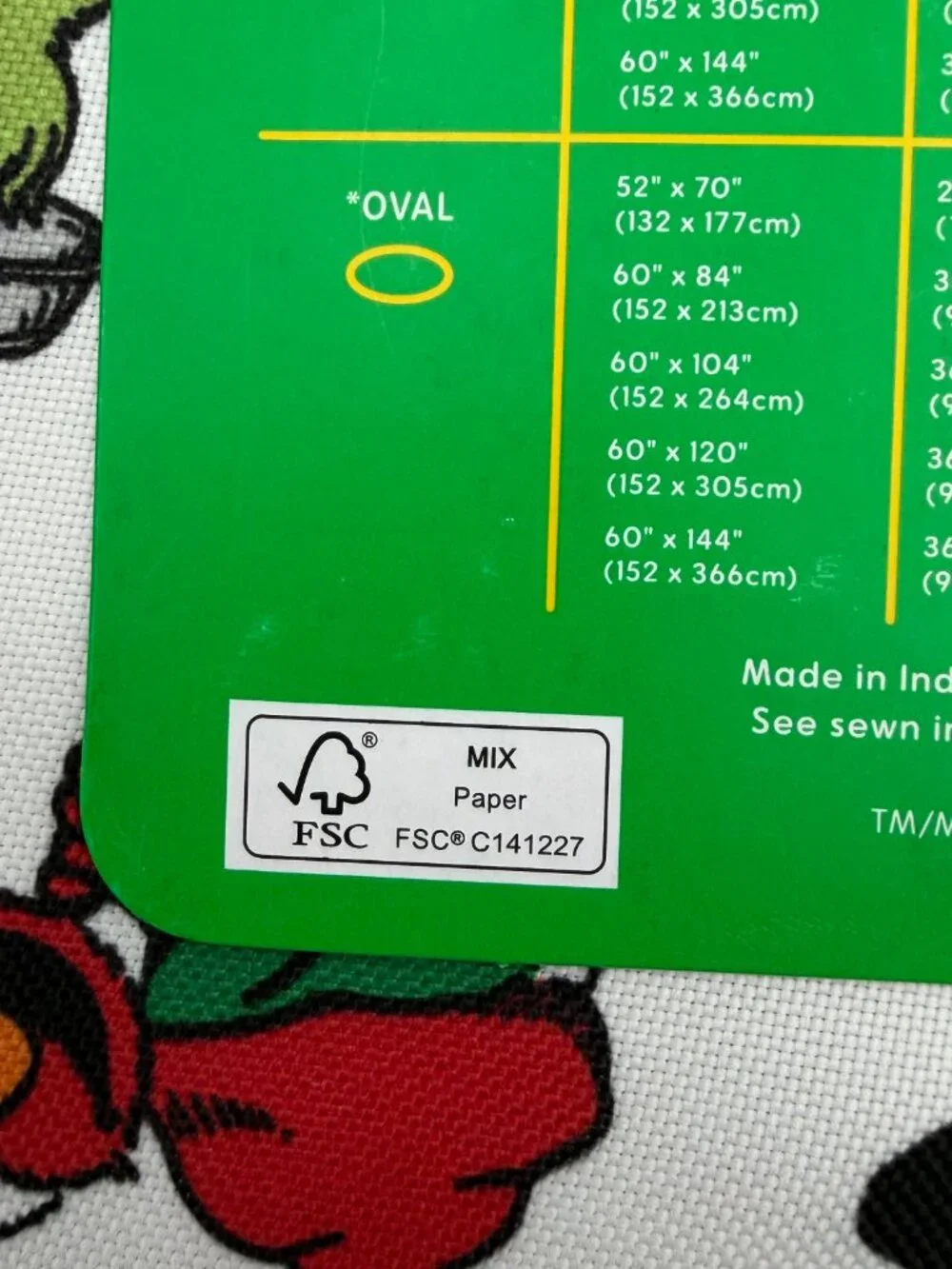 Sesame Street Christmas Tablecloth 70